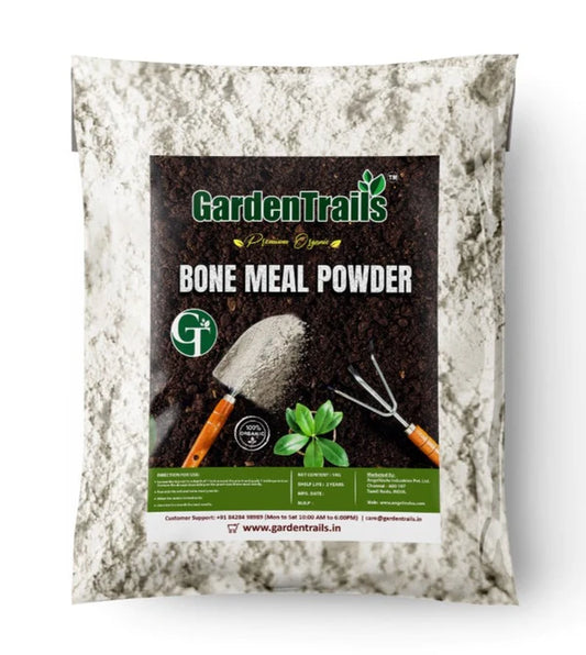 GardenTrails Bone Meal Powder -1 Kg and Enriched Organic Manure -1 Kg
