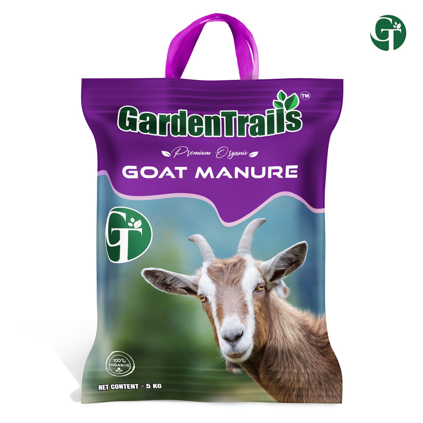 GardenTrails Premium Organic Goat Manure for Plants - 5 Kg