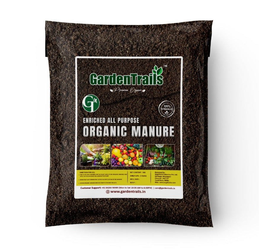 GardenTrails Enriched All Purpose Organic Manure - 1 Kg