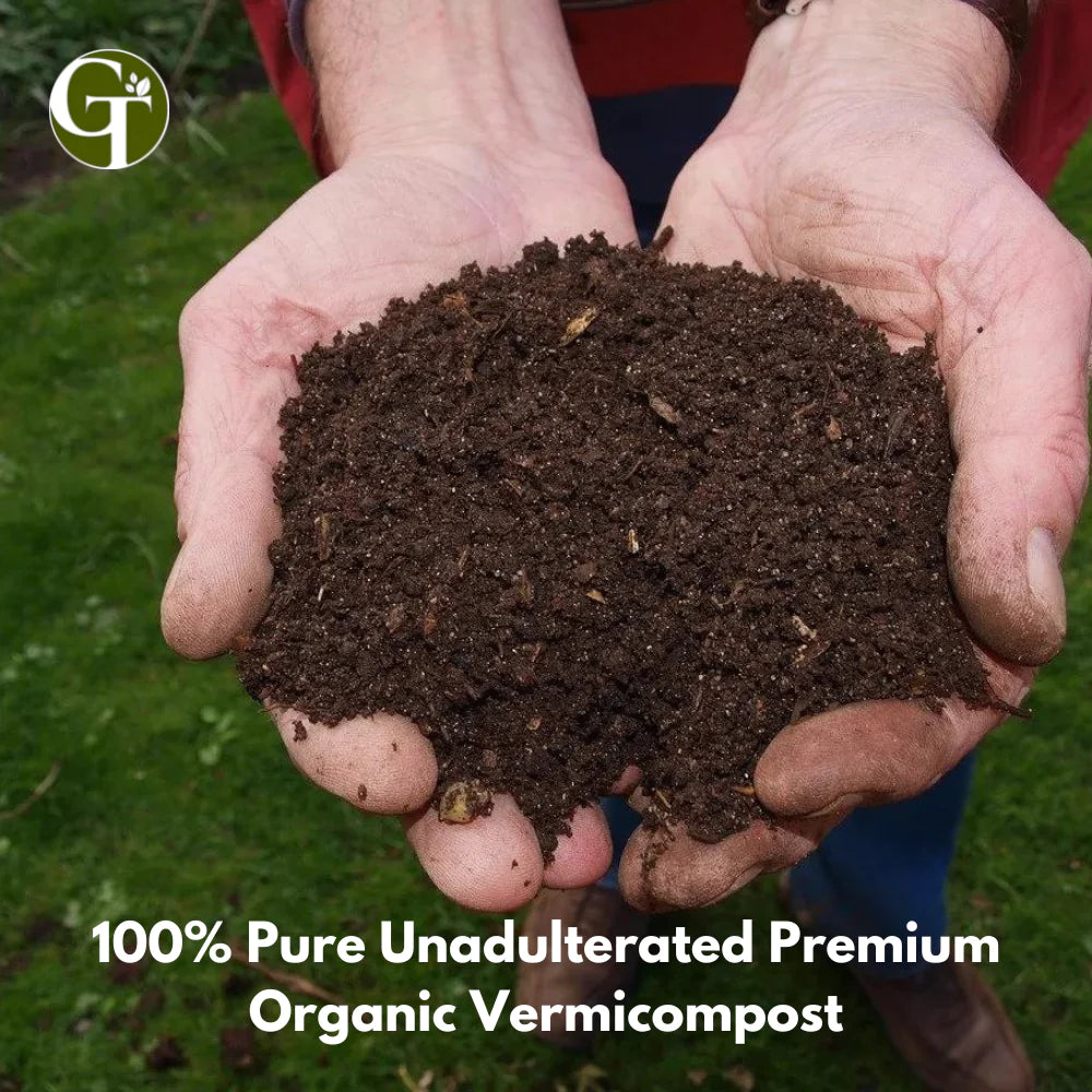GardenTrails Premium Red Soil -5Kg and Enriched Vermicompost manure -5Kg