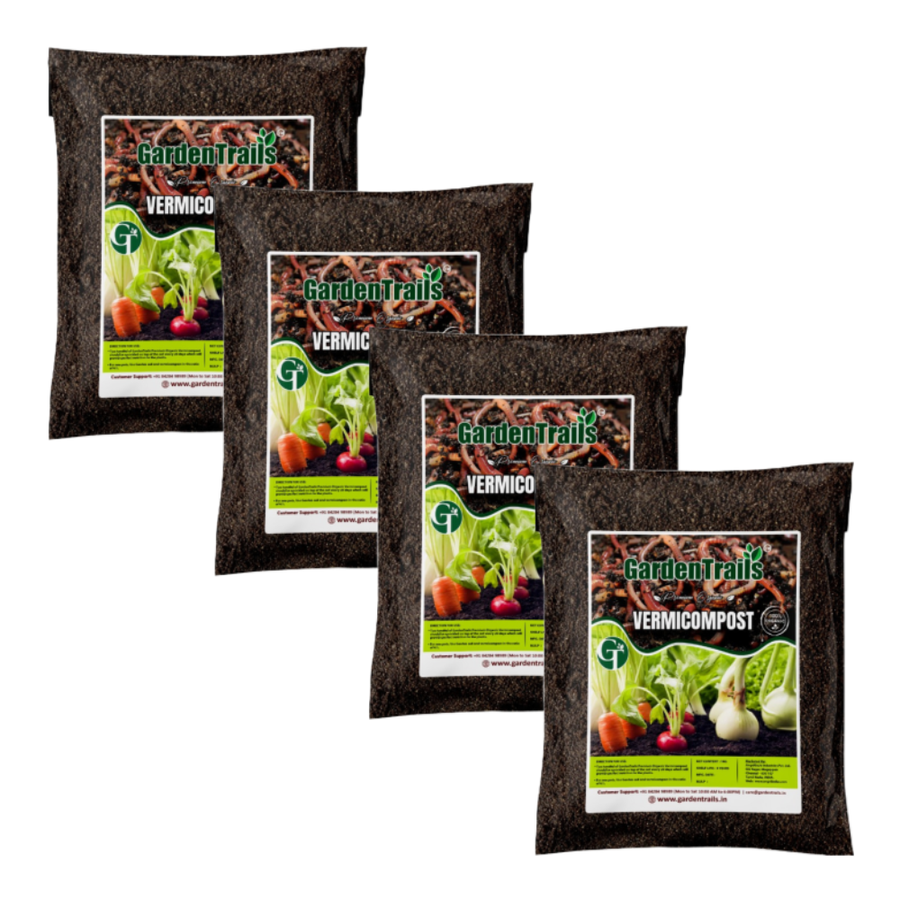 GardenTrails Premium Organic Vermicompost - 1 Kg