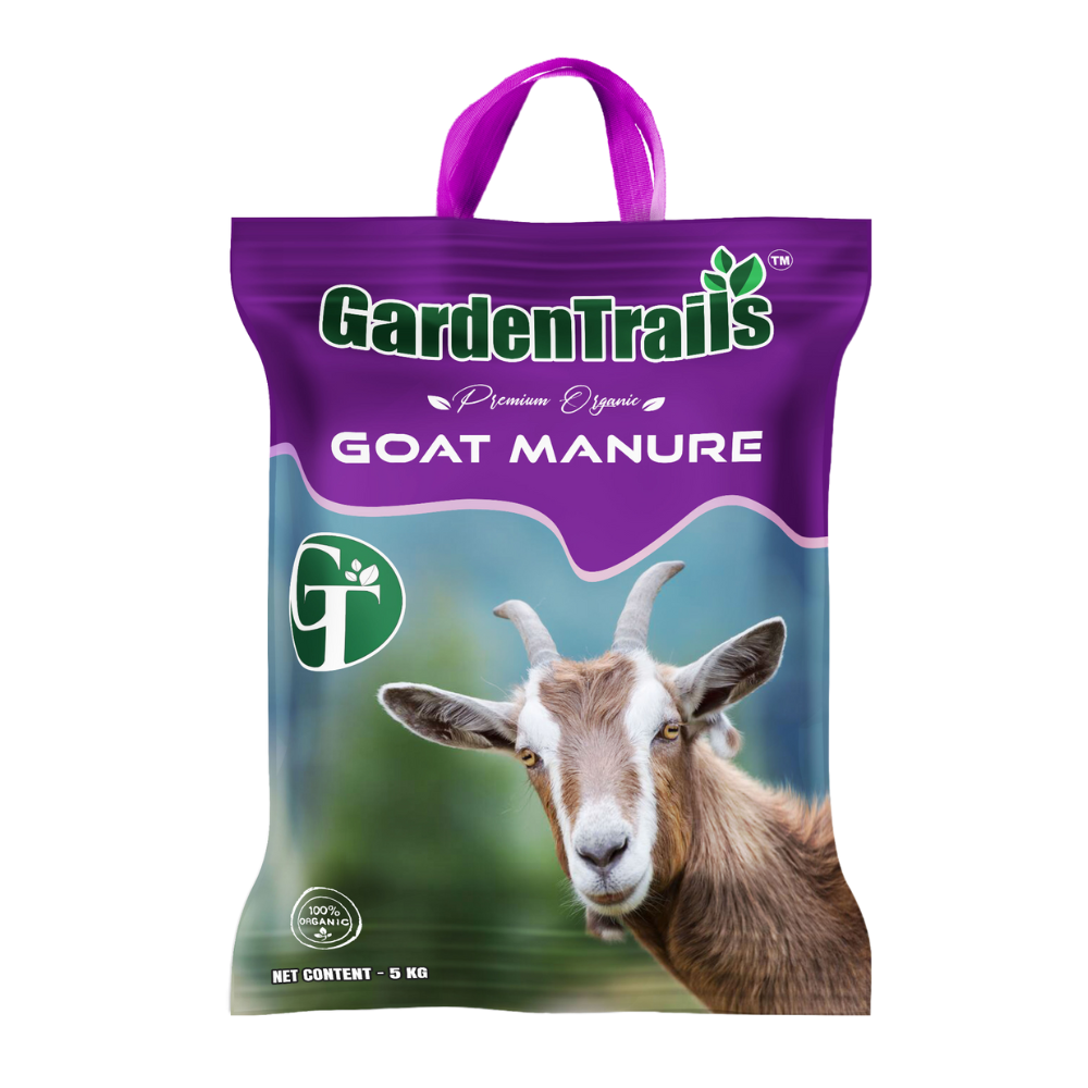 GardenTrails Enriched All Purpose Potting Soil - 5 Kg and Goat Manure - 5Kg