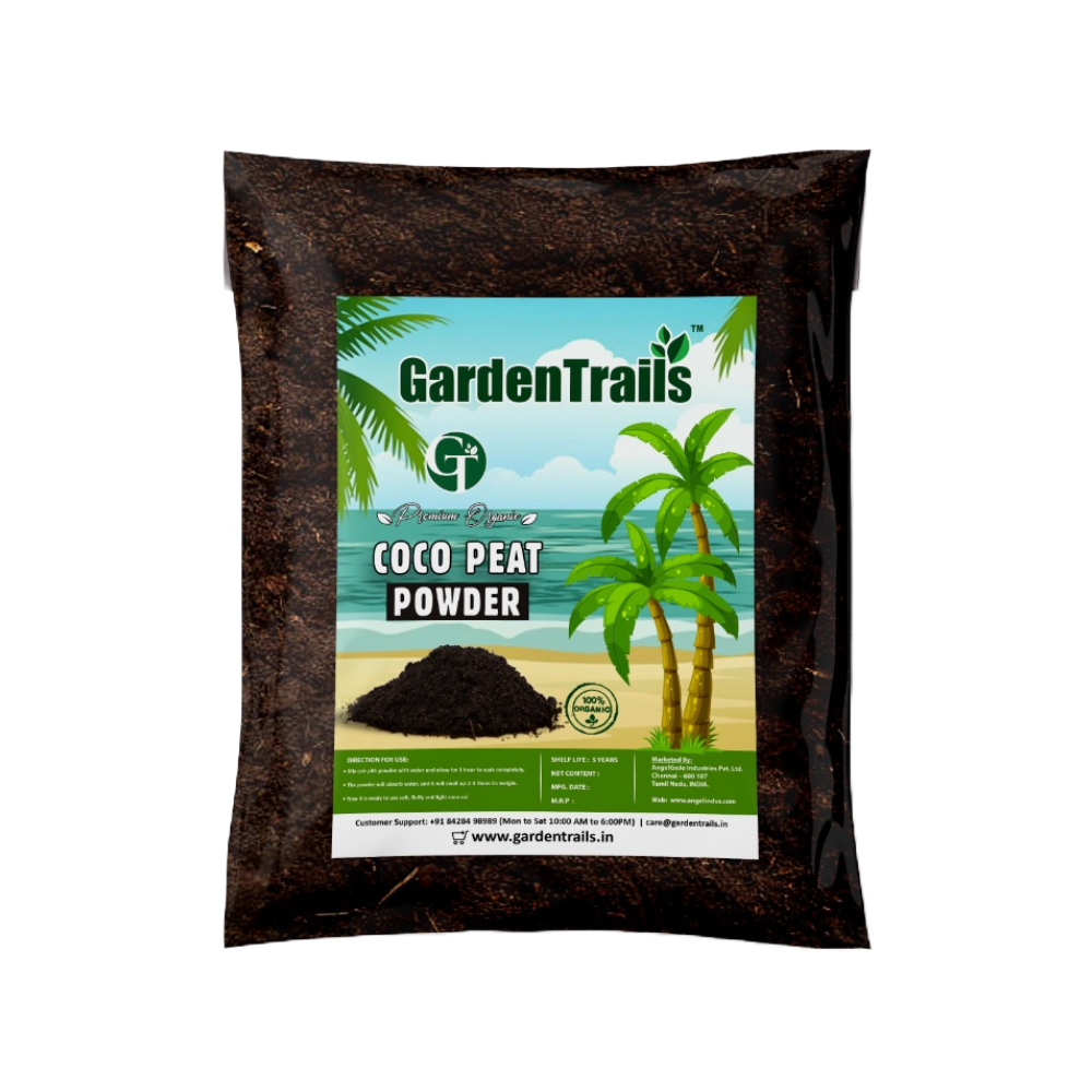 GardenTrails Enriched All Purpose Potting Soil Mix -5Kg and Coco Peat Soil Powdered - 2Kg