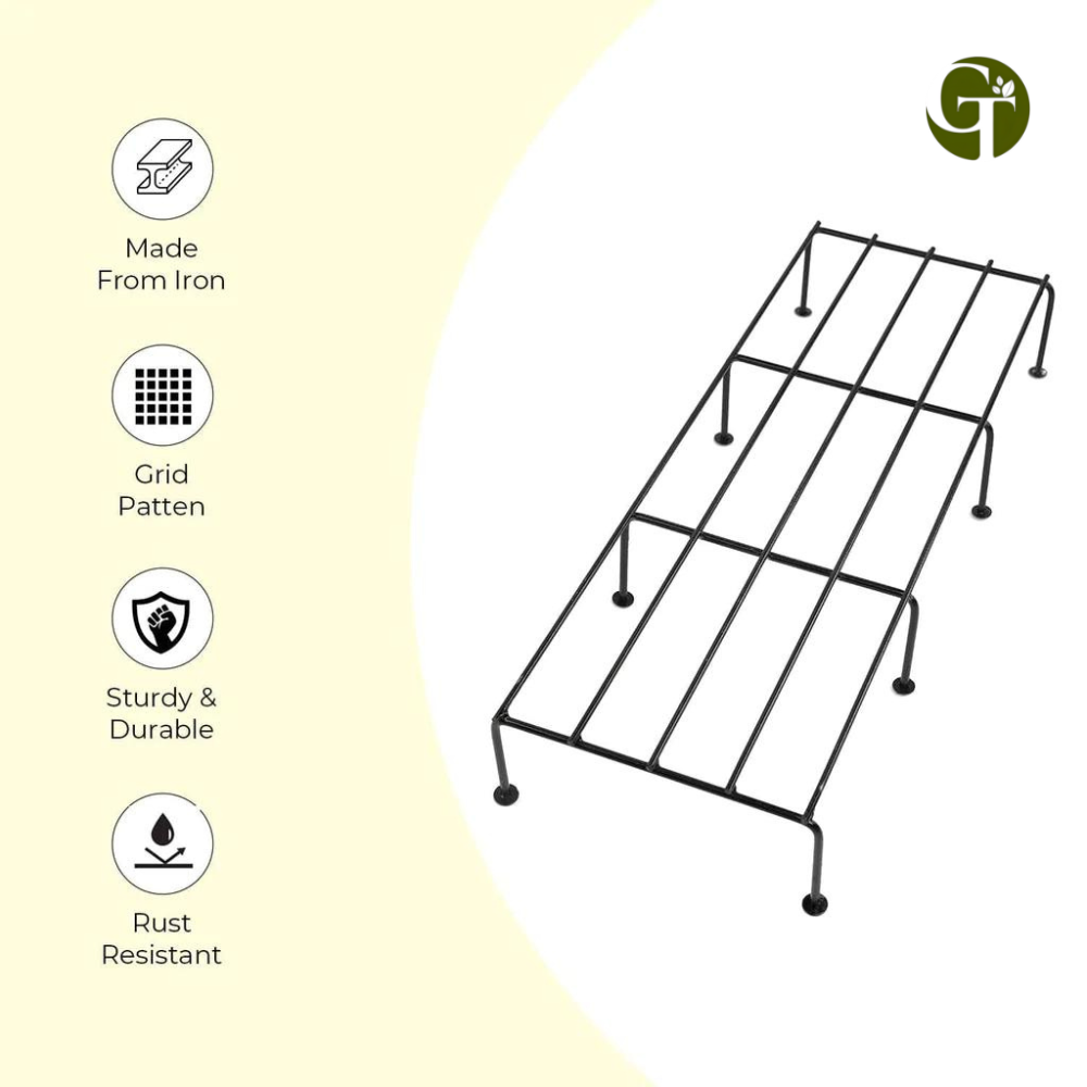 GardenTrails Premium Planter Stand for Plants - Heavy Duty