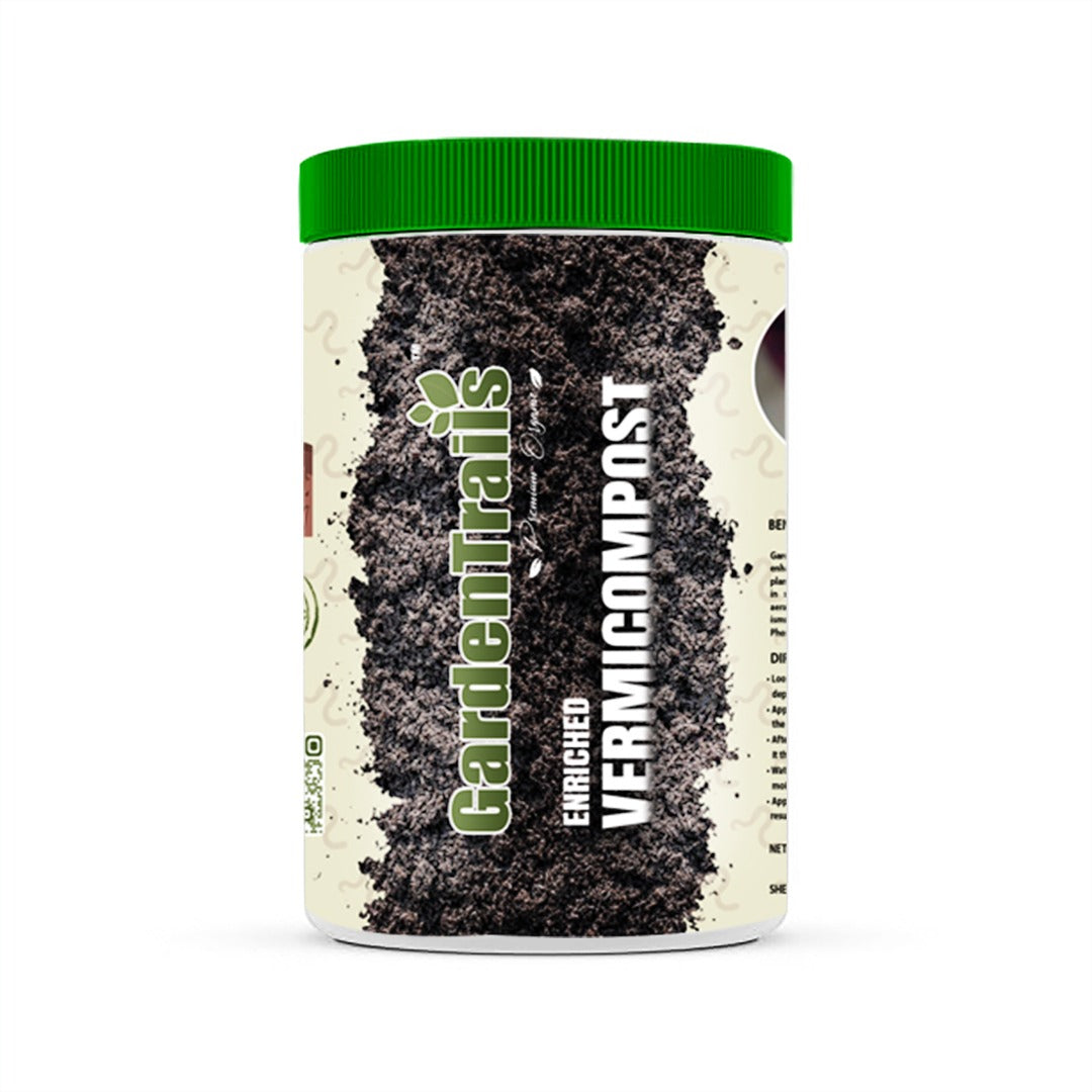 GardenTrails Enriched Vermicompost - 1 Kg Jar