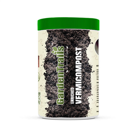 GardenTrails Enriched Vermicompost - 1 Kg Jar