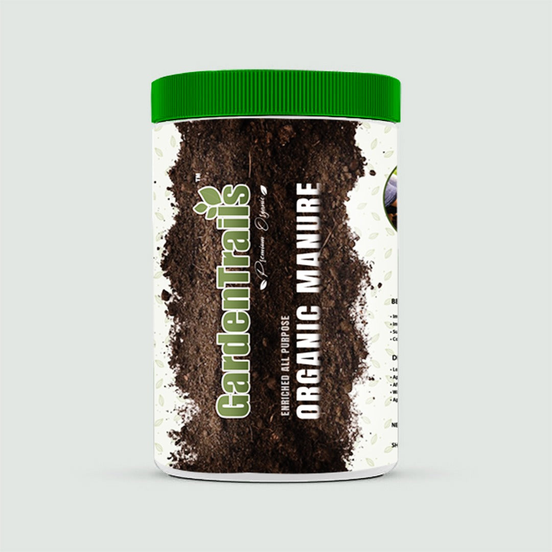 GardenTrails - Enriched All Purpose Organic Manure - 1 Kg Jar