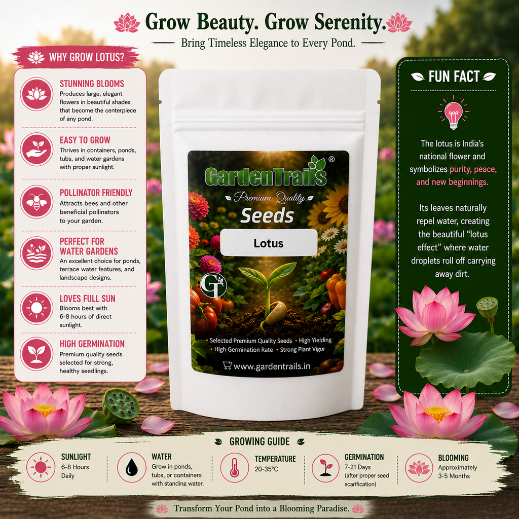 GardenTrails Lotus Flower Seeds