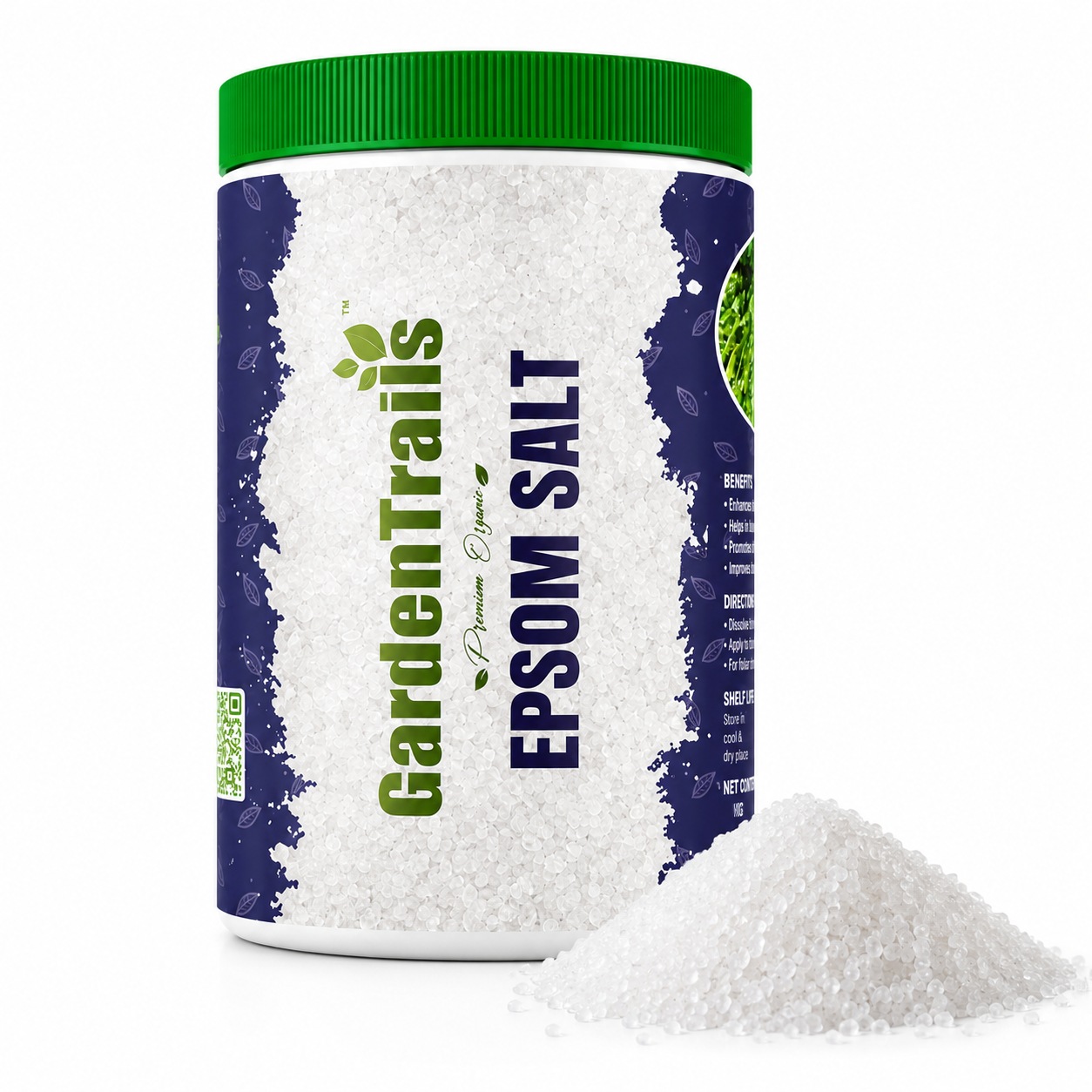GardenTrails Epsom Salt - 1 Kg Jar