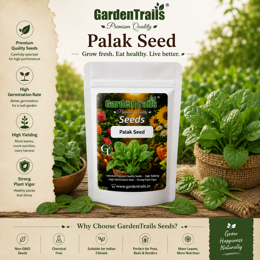 GardenTrails Desi Palak Seeds
