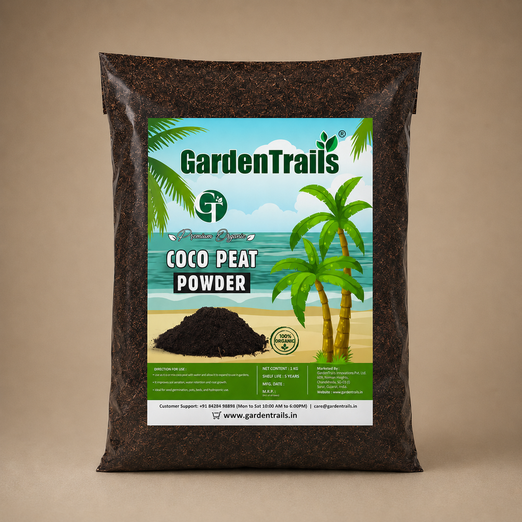 GardenTrails Premium Organic Coco Peat Powder - 2 Kg