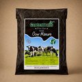 Bag of Garden Trails Cow Manure with a brown background