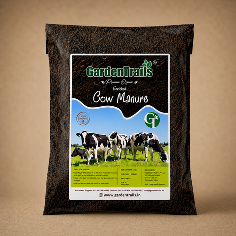 GardenTrails Premium Organic Cow Manure - 1 Kg