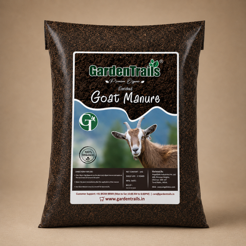 GardenTrails Premium Organic Goat Manure - 1 Kg