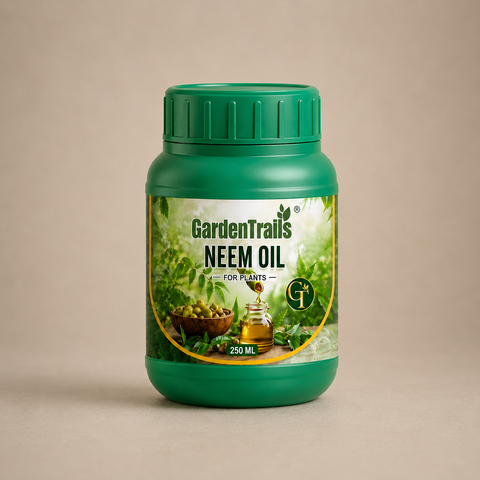 GardenTrails Premium Neem Oil for Plants – Natural Insect & Fungus Protection for Home Garden Plants | 250ml