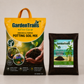 GardenTrails Enriched All Purpose Potting Soil Mix -5Kg and Coco Peat Soil Powdered - 2Kg
