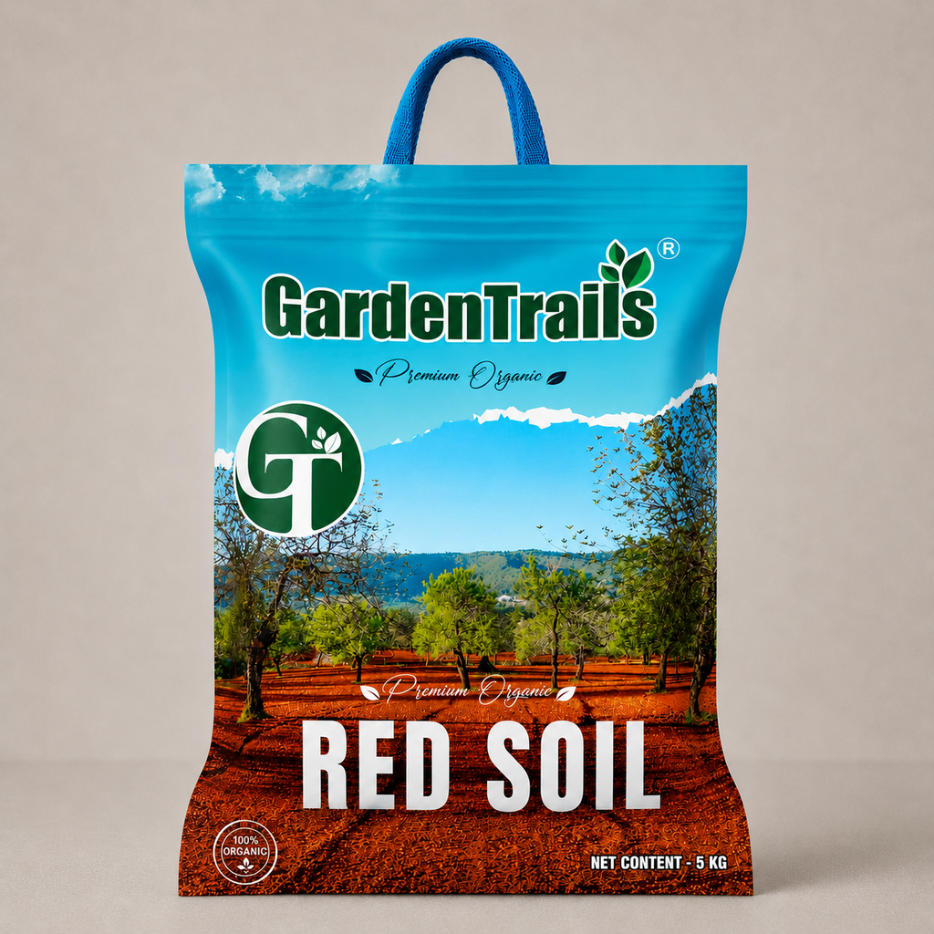 GardenTrails Premium Red Soil -5Kg and Enriched Vermicompost manure -5Kg