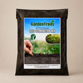 Bag of Garden Trails seed germination mix on a beige background