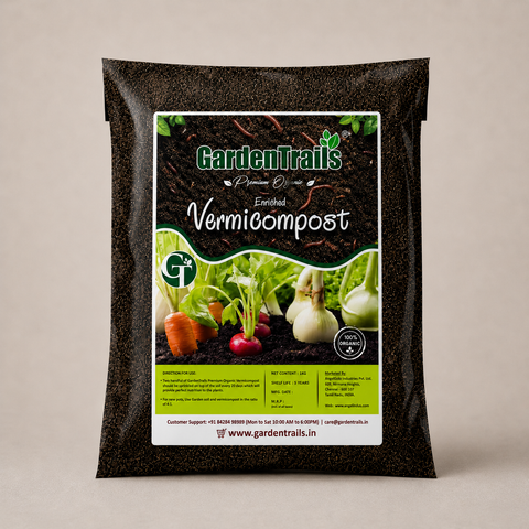 GardenTrails Premium Organic Vermicompost - 1 Kg