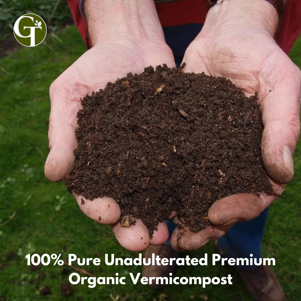 GardenTrails Enriched Vermicompost - 1 Kg Jar