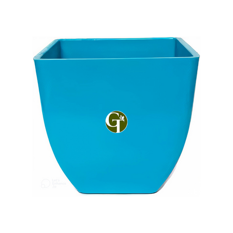 GardenTrails Square Lifestyle Planter Pot 5 Inch - Blue