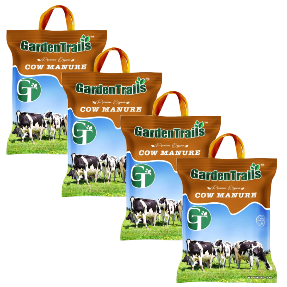 GardenTrails Premium Organic Cow Manure - 5 Kg