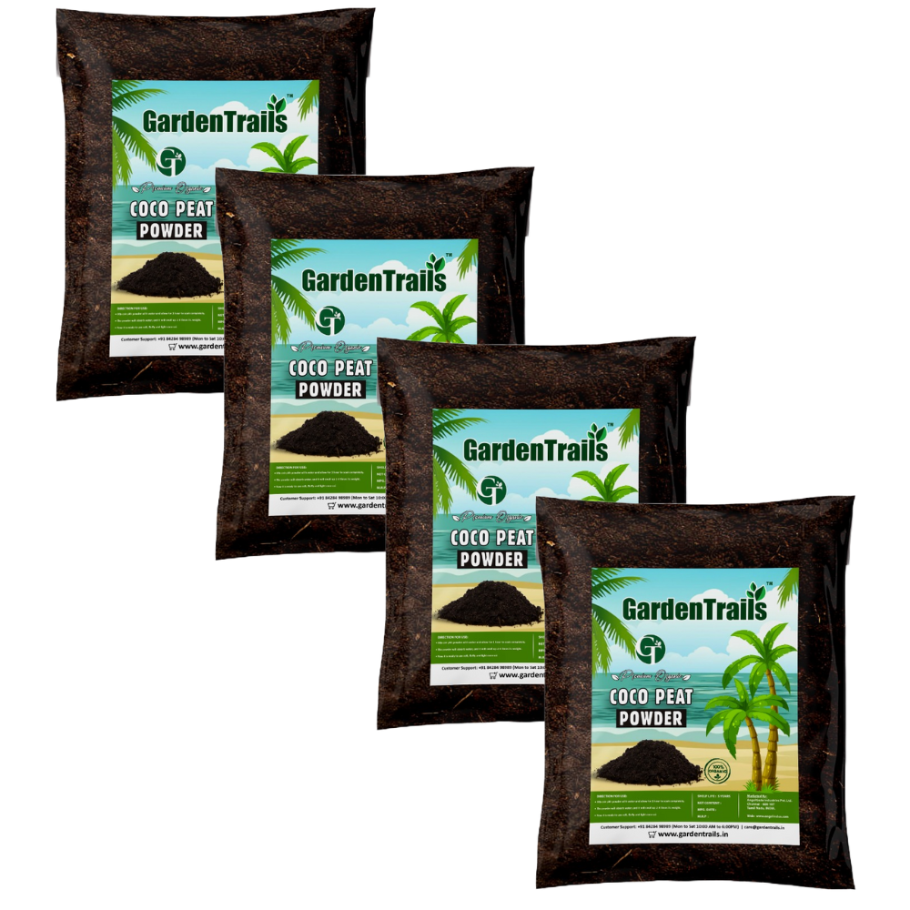 GardenTrails Premium Organic Coco Peat Powder - 2 Kg