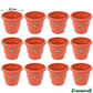 GardenTrails Premium UV Treated Plastic Round Garden Pots - 12 Inches