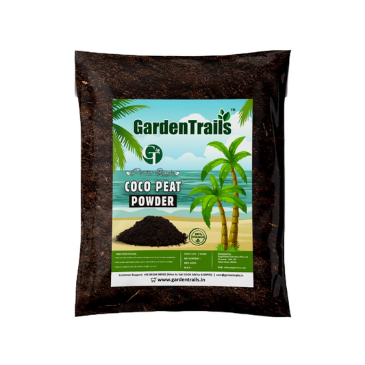 GardenTrails Coco Peat Soil Powdered -2Kg and Perlite -500 Grams