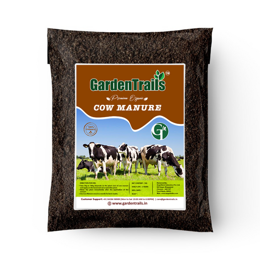 GardenTrails Premium Organic Cow Manure - 1 Kg