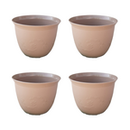 GardenTrails Leafy Plastic Gardening Pot 10 inches - Ivory