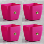GardenTrails Square Lifestyle Planter Pot 5 Inch - Pink