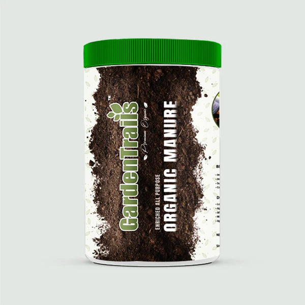 GardenTrails Enriched All Purpose Potting Soil Mix -5 Kg and Enriched Organic Manure -1 Kg Jar