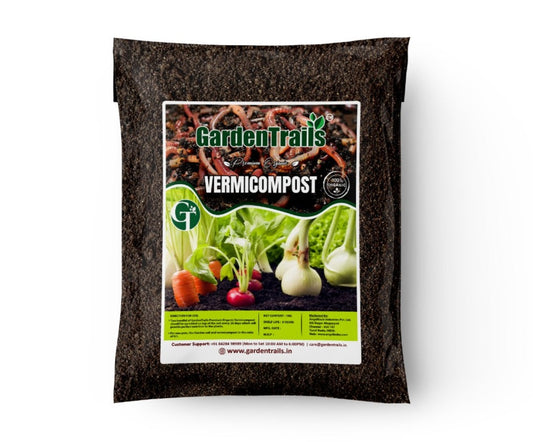 GardenTrails Premium Organic Vermicompost - 1 Kg